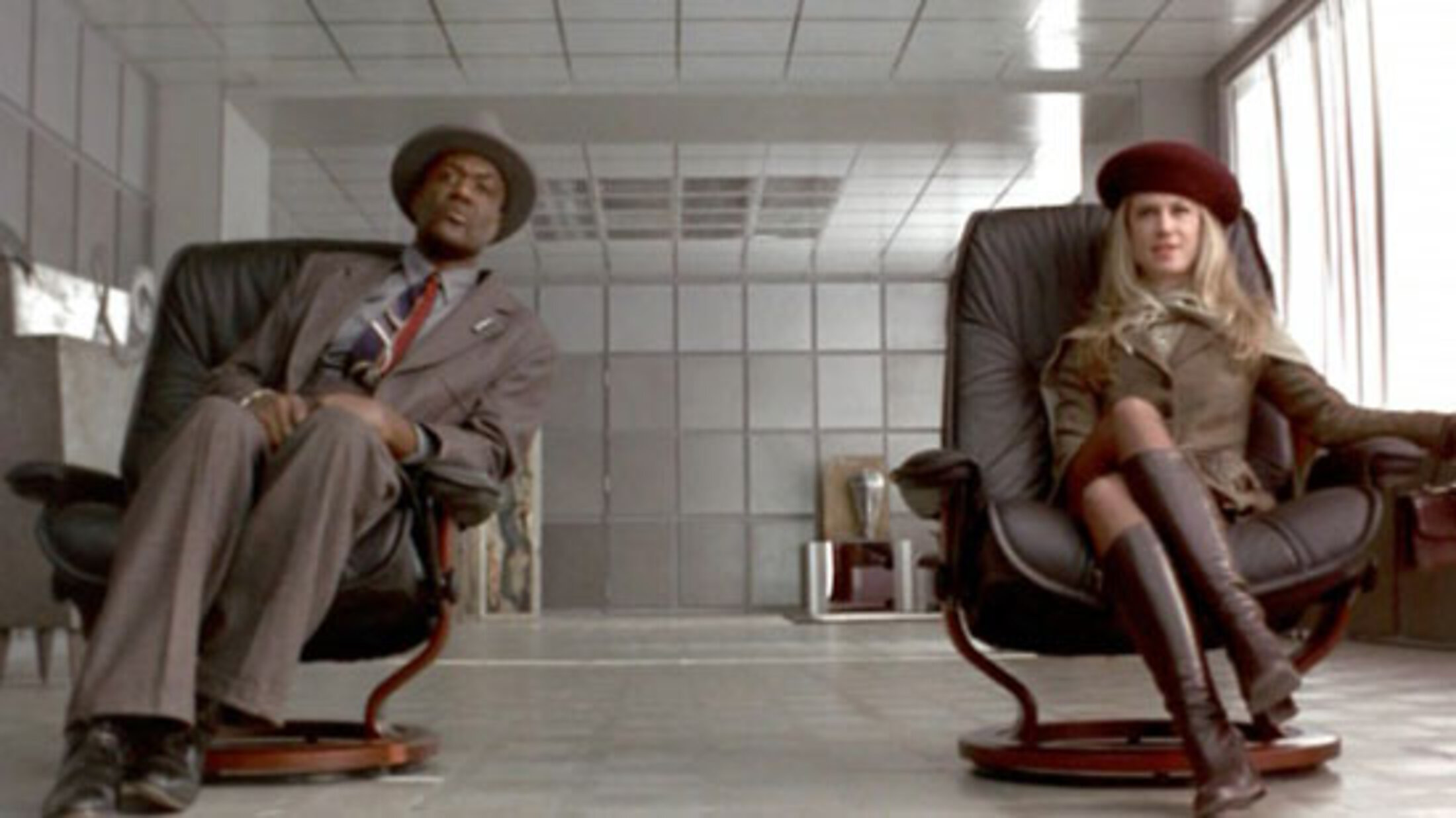 Production still from A Life Less Ordinary — set design by Eve Mavrakis